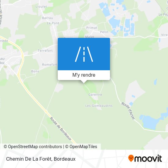 Chemin De La Forêt plan