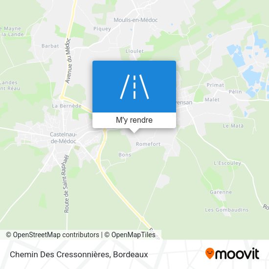 Chemin Des Cressonnières plan