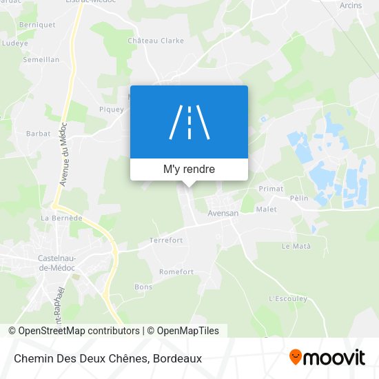 Chemin Des Deux Chênes plan