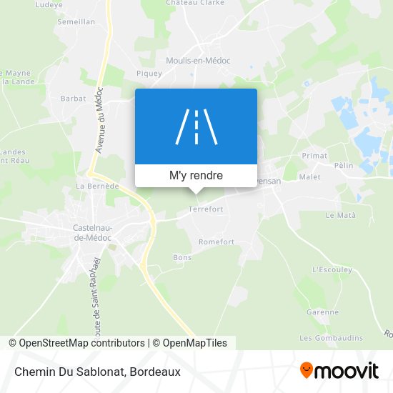 Chemin Du Sablonat plan