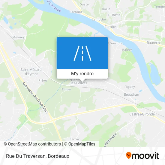 Rue Du Traversan plan