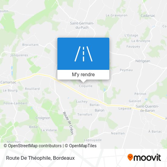 Route De Théophile plan