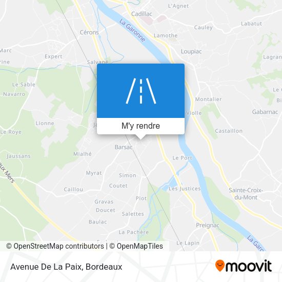 Avenue De La Paix plan