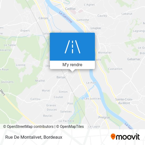 Rue De Montalivet plan