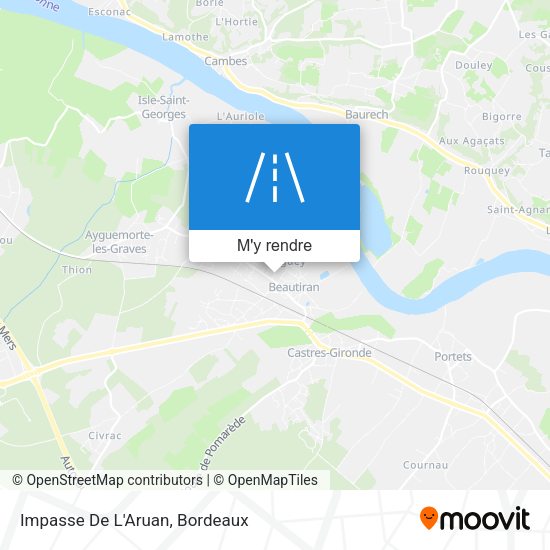 Impasse De L'Aruan plan