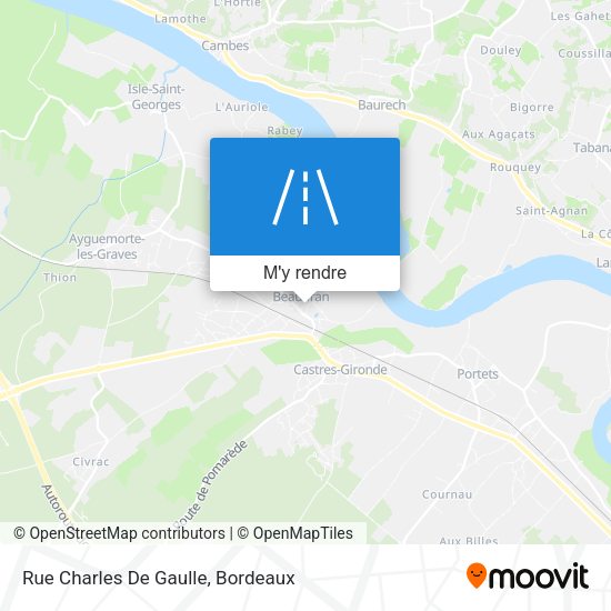 Rue Charles De Gaulle plan