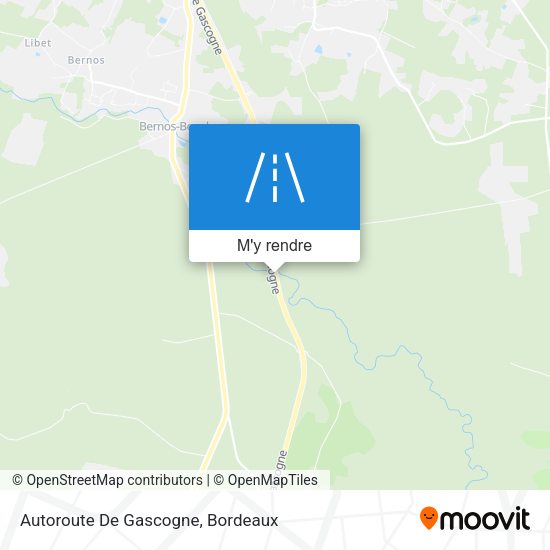 Autoroute De Gascogne plan