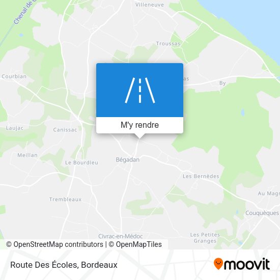 Route Des Écoles plan
