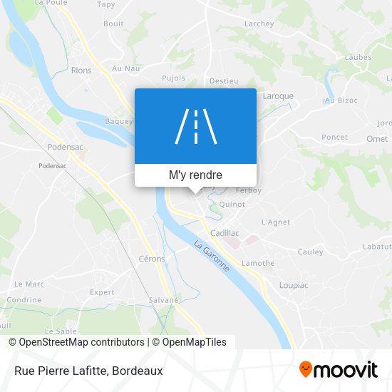 Rue Pierre Lafitte plan