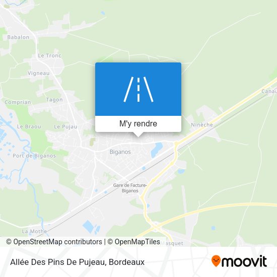 Allée Des Pins De Pujeau plan