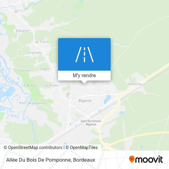 Allée Du Bois De Pomponne plan