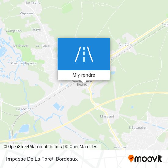 Impasse De La Forêt plan