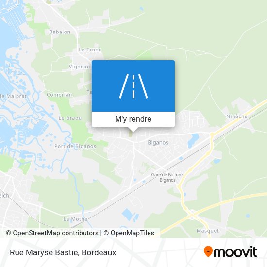 Rue Maryse Bastié plan