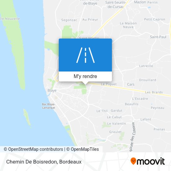 Chemin De Boisredon plan