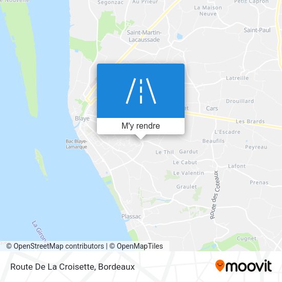 Route De La Croisette plan