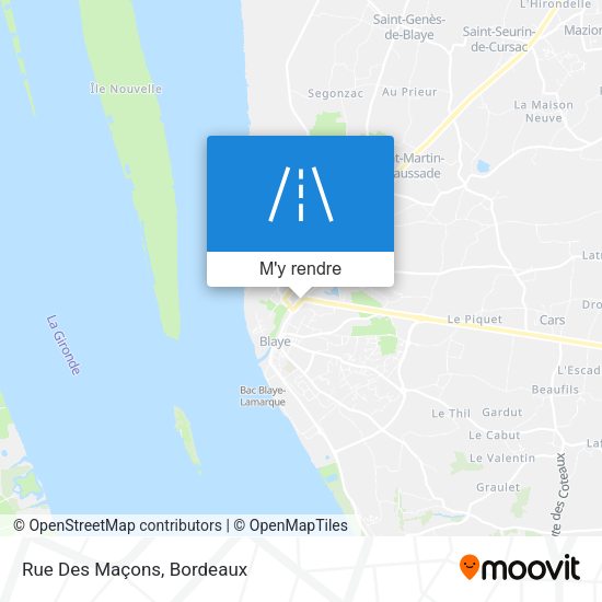 Rue Des Maçons plan