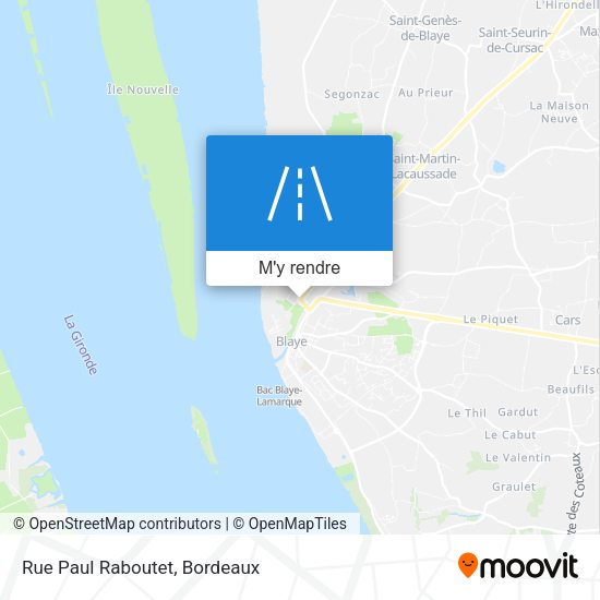 Rue Paul Raboutet plan