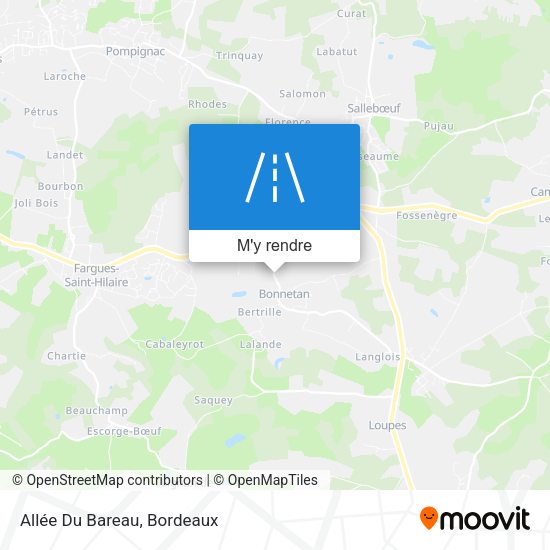 Allée Du Bareau plan