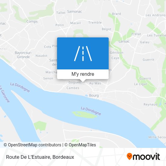 Route De L'Estuaire plan