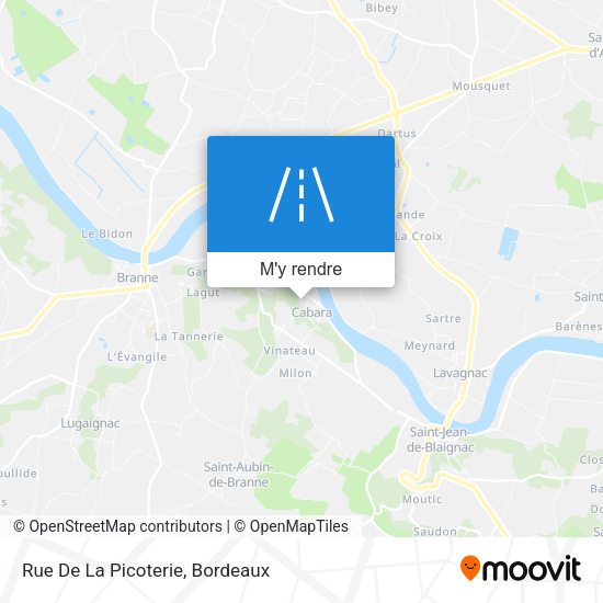 Rue De La Picoterie plan