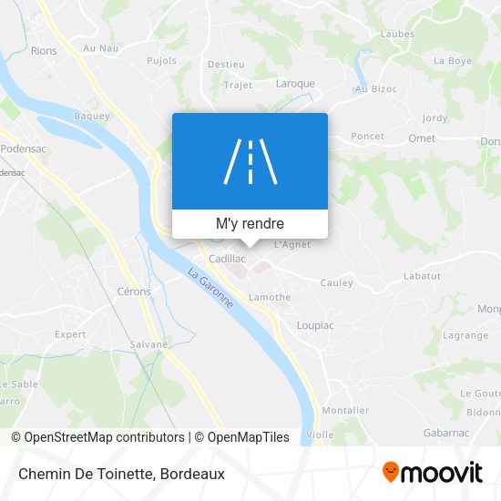 Chemin De Toinette plan