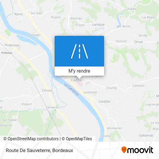 Route De Sauveterre plan