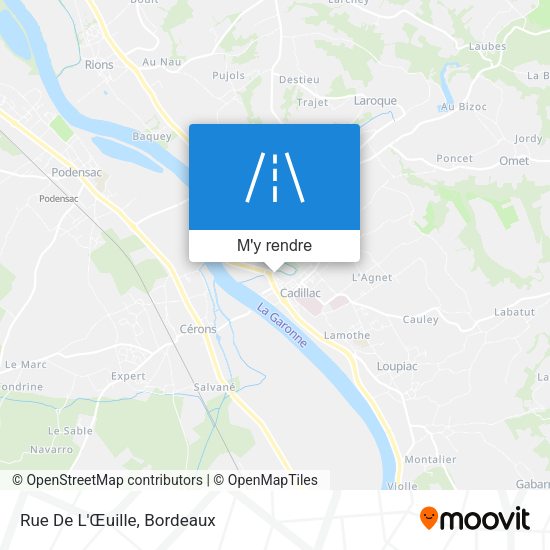 Rue De L'Œuille plan