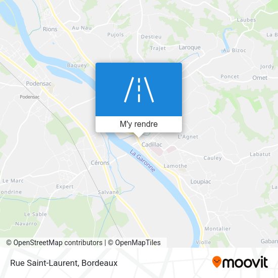 Rue Saint-Laurent plan