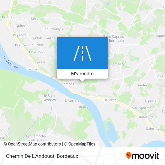 Chemin De L'Andouat plan