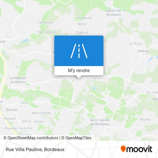 Rue Villa Pauline plan
