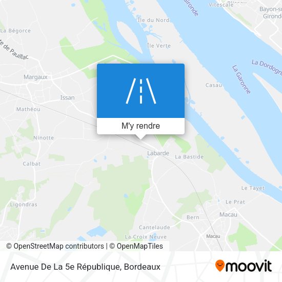 Avenue De La 5e République plan