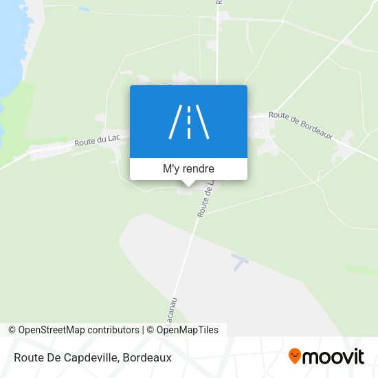Route De Capdeville plan