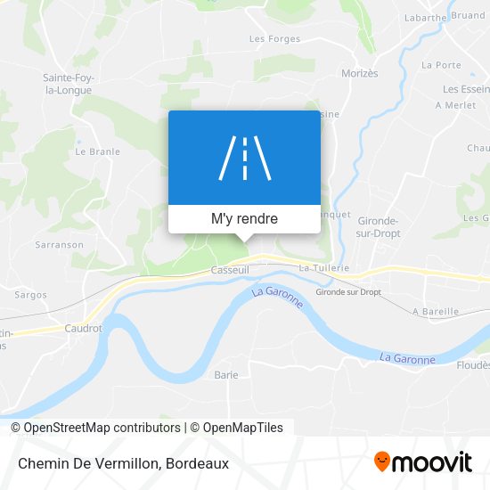 Chemin De Vermillon plan