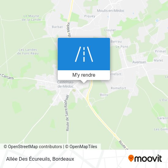 Allée Des Écureuils plan