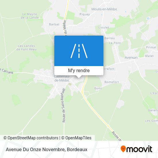 Avenue Du Onze Novembre plan