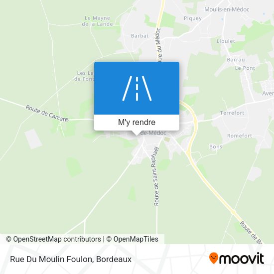 Rue Du Moulin Foulon plan