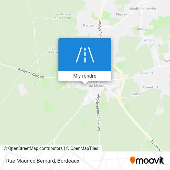 Rue Maurice Bernard plan