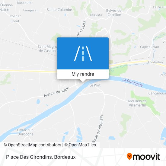 Place Des Girondins plan
