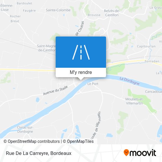 Rue De La Carreyre plan