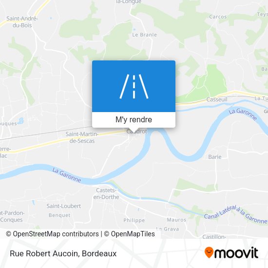 Rue Robert Aucoin plan