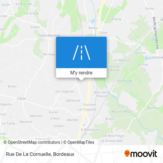 Rue De La Cornuelle plan