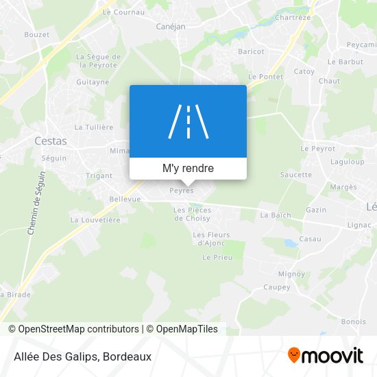 Allée Des Galips plan