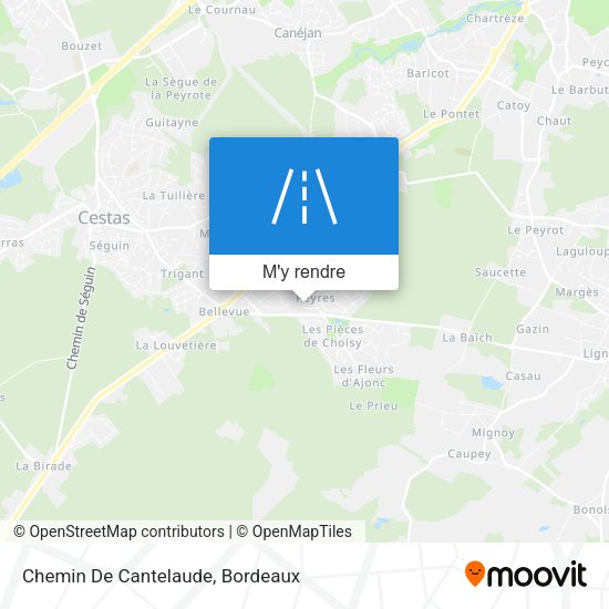 Chemin De Cantelaude plan