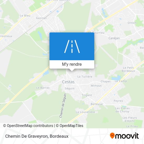 Chemin De Graveyron plan