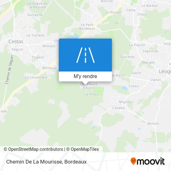 Chemin De La Mourisse plan
