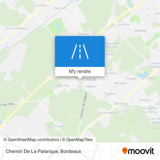 Chemin De La Palanque plan