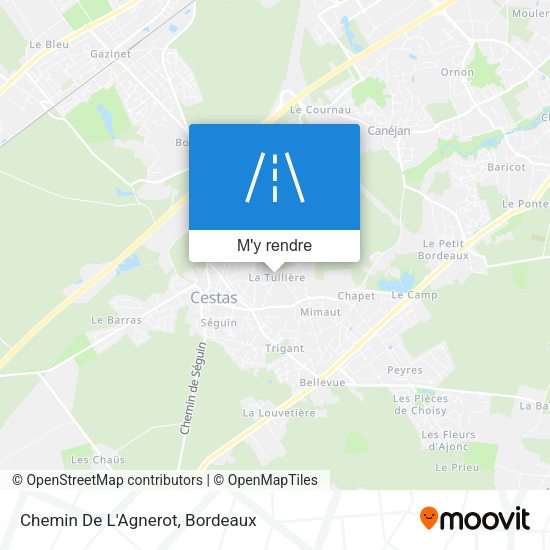 Chemin De L'Agnerot plan