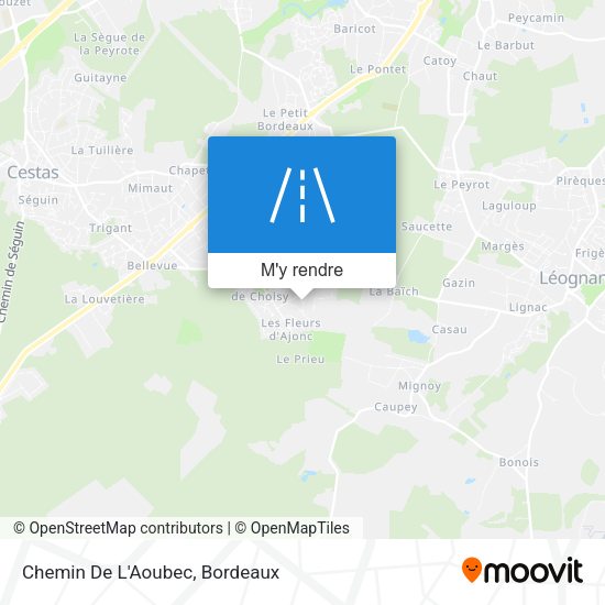 Chemin De L'Aoubec plan