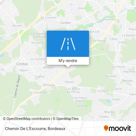 Chemin De L'Escourre plan