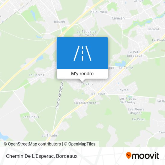 Chemin De L'Esperac plan